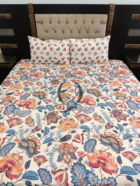 QF-2420: 3 Piece Cotton Bed Sheet