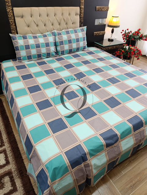 QF-2421: 3 Piece Cotton Bed Sheet