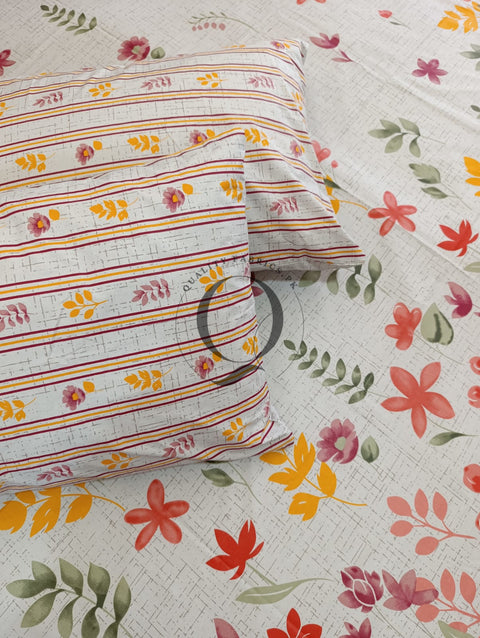 QF-2423: 3 Piece Cotton Bed Sheet