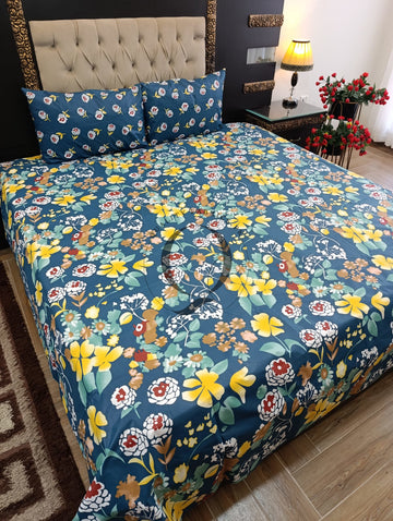QF-2424: 3 Piece Cotton Bed Sheet