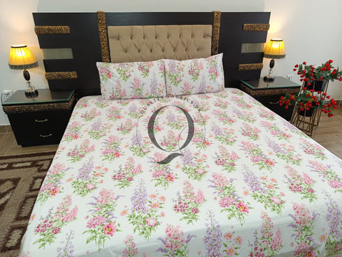 QF-2426: 3 Piece Cotton Bed Sheet