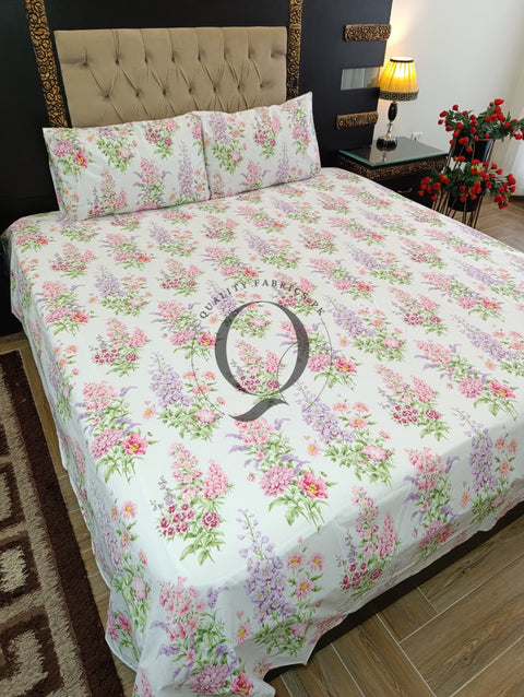 QF-2426: 3 Piece Cotton Bed Sheet