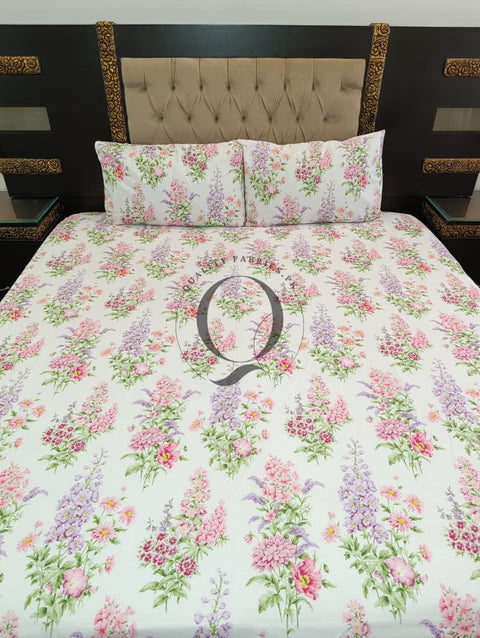 QF-2426: 3 Piece Cotton Bed Sheet