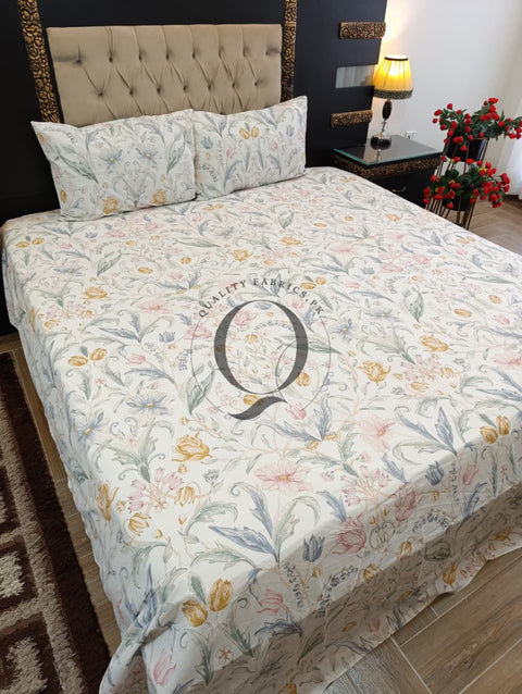 QF-2427: 3 Piece Cotton Bed Sheet