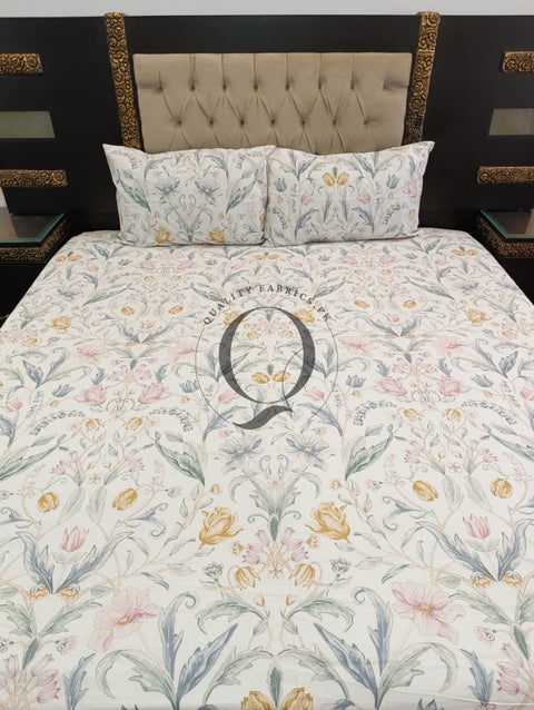 QF-2427: 3 Piece Cotton Bed Sheet