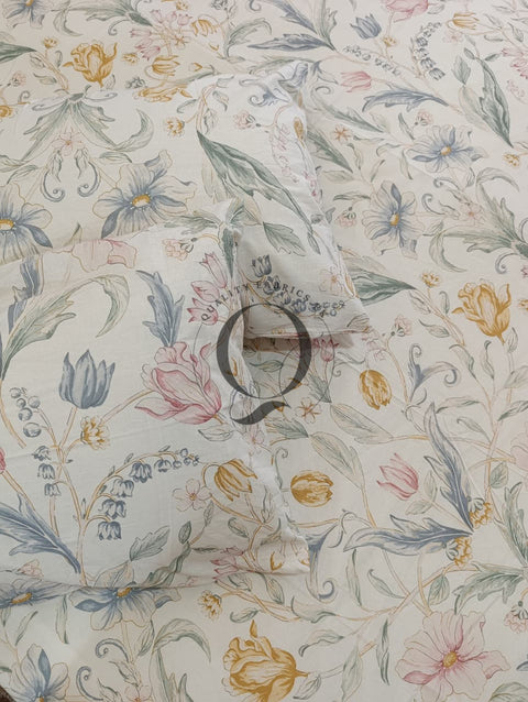 QF-2427: 3 Piece Cotton Bed Sheet