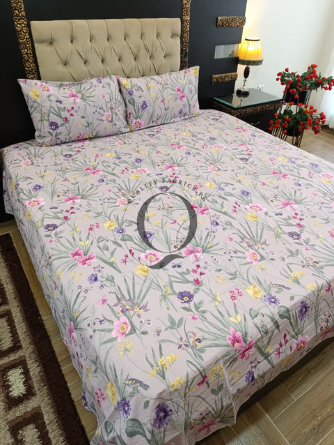 QF-2428: 3 Piece Cotton Bed Sheet