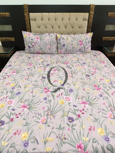 QF-2428: 3 Piece Cotton Bed Sheet