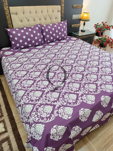 QF-2432: 3 Piece Cotton Bed Sheet