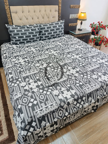 QF-2433: 3 Piece Cotton Bed Sheet