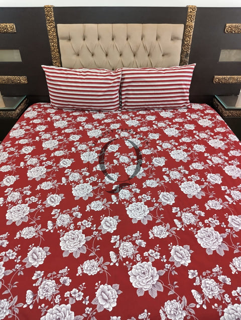 QF-2436: 3 Piece Cotton Bed Sheet