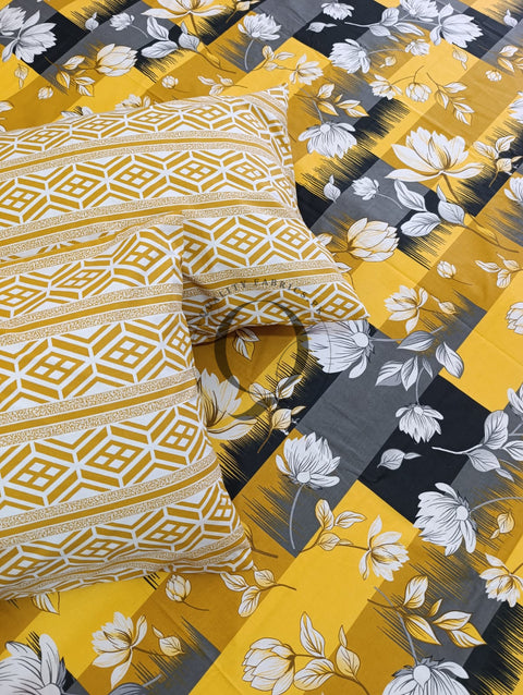 QF-2438: 3 Piece Cotton Bed Sheet