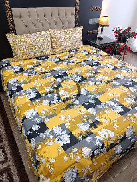 QF-2438: 3 Piece Cotton Bed Sheet