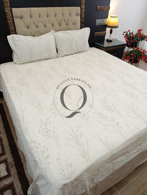 QF-2439: 3 Piece Cotton Bed Sheet