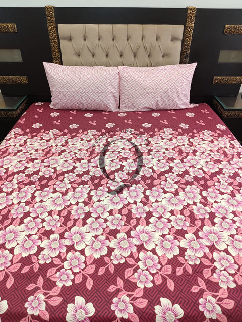 QF-2441: 3 Piece Cotton Bed Sheet