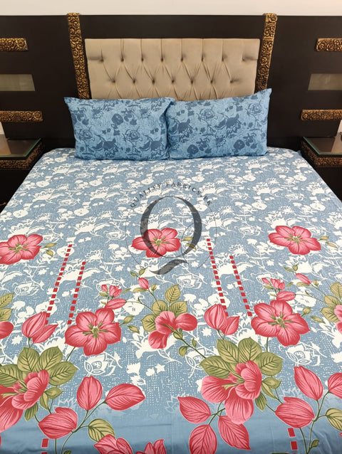 QF-2442: 3 Piece Cotton Bed Sheet