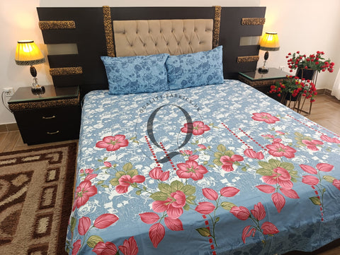 QF-2442: 3 Piece Cotton Bed Sheet