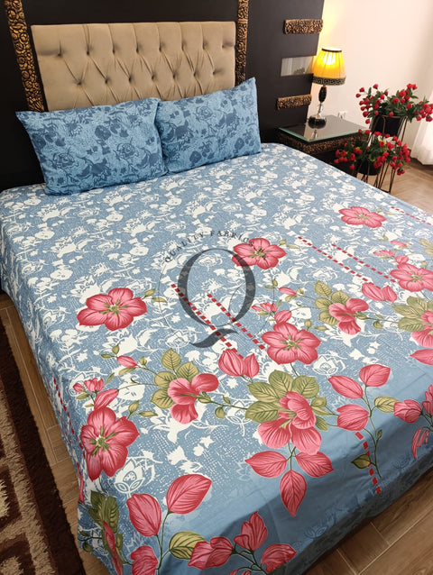 QF-2442: 3 Piece Cotton Bed Sheet