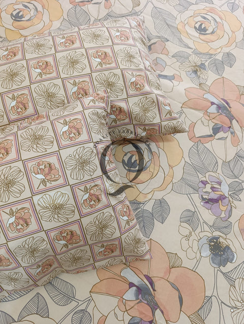 QF-2443: 3 Piece Cotton Bed Sheet