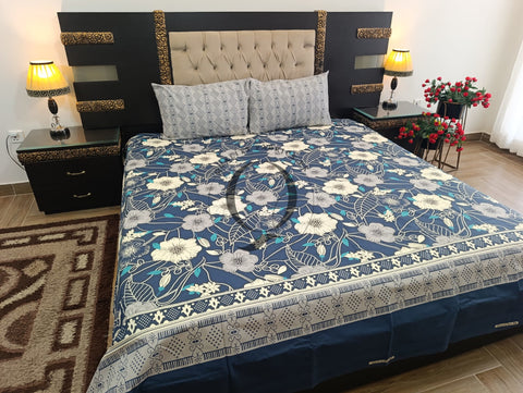 QF-2444: 3 Piece Cotton Bed Sheet