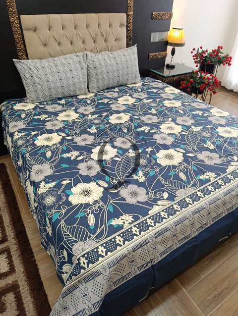 QF-2444: 3 Piece Cotton Bed Sheet