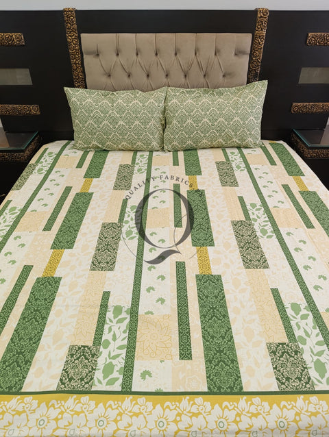 QF-2445: 3 Piece Cotton Bed Sheet