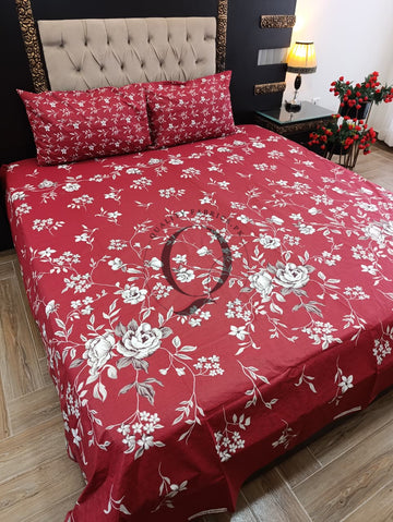 QF-2452: 3 Piece Cotton Bed Sheet