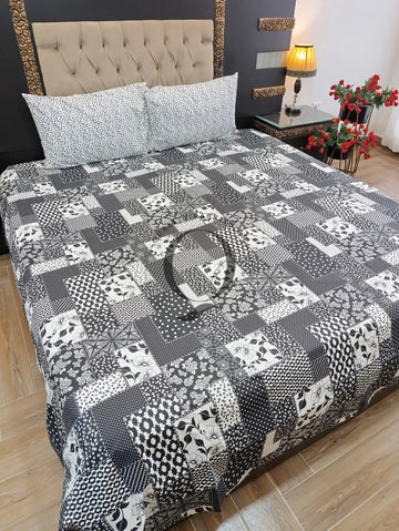QF-2457: 3 Piece Cotton Bed Sheet