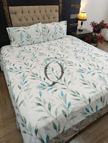 QF-2459: 3 Piece Cotton Bed Sheet