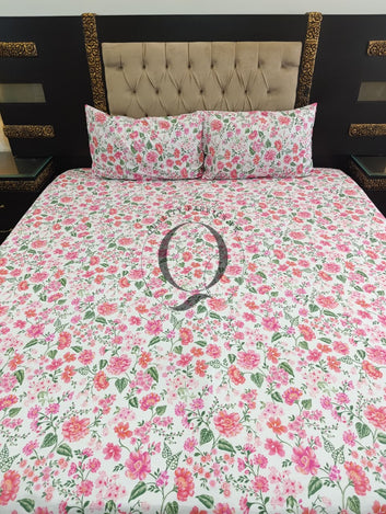 QF-2461: 3 Piece Cotton Bed Sheet