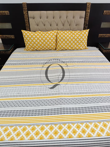 QF-2462: 3 Piece Cotton Bed Sheet