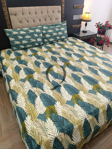 QF-2464: 3 Piece Cotton Bed Sheet