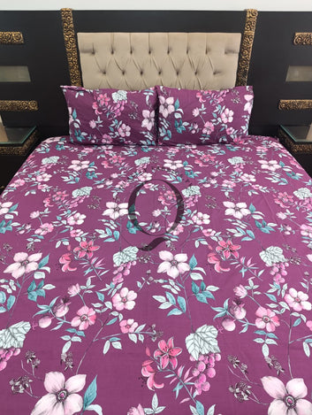 QF-2467: 3 Piece Cotton Bed Sheet