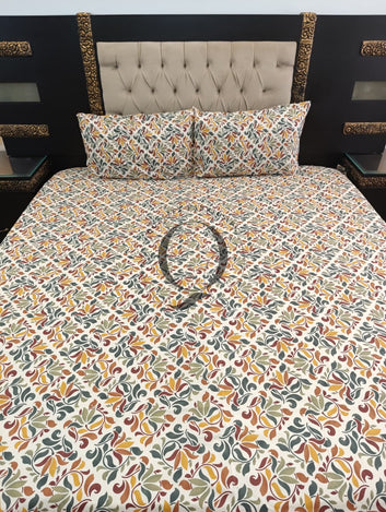 QF-2468: 3 Piece Cotton Bed Sheet