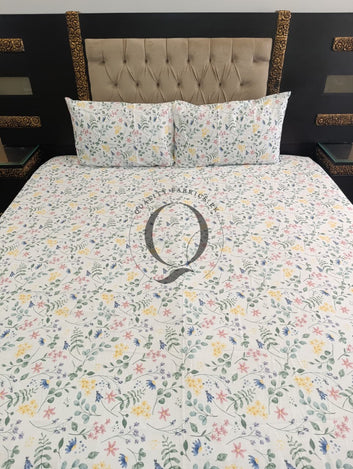 QF-2471: 3 Piece Cotton Bed Sheet