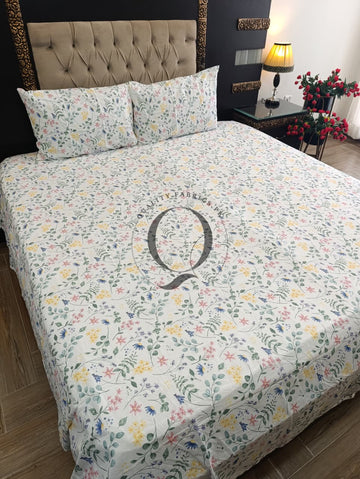 QF-2471: 3 Piece Cotton Bed Sheet