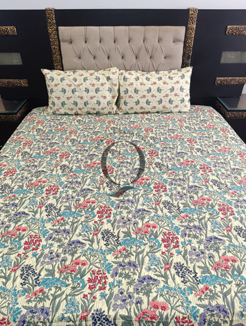 QF-2474: 3 Piece Cotton Bed Sheet