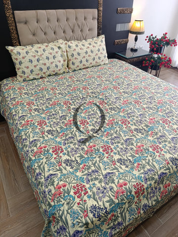 QF-2474: 3 Piece Cotton Bed Sheet