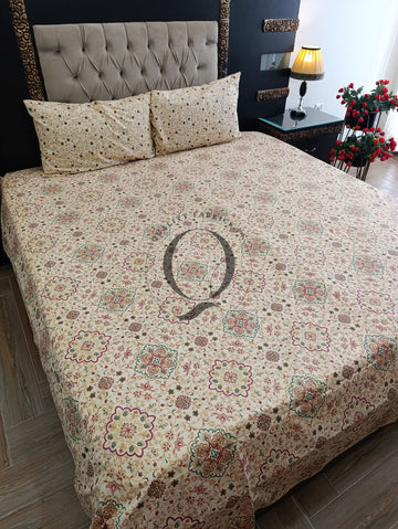 QF-2479: 3 Piece Cotton Bed Sheet