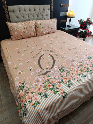 QF-2481: 3 Piece Cotton Bed Sheet