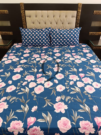 QF-2482: 3 Piece Cotton Bed Sheet