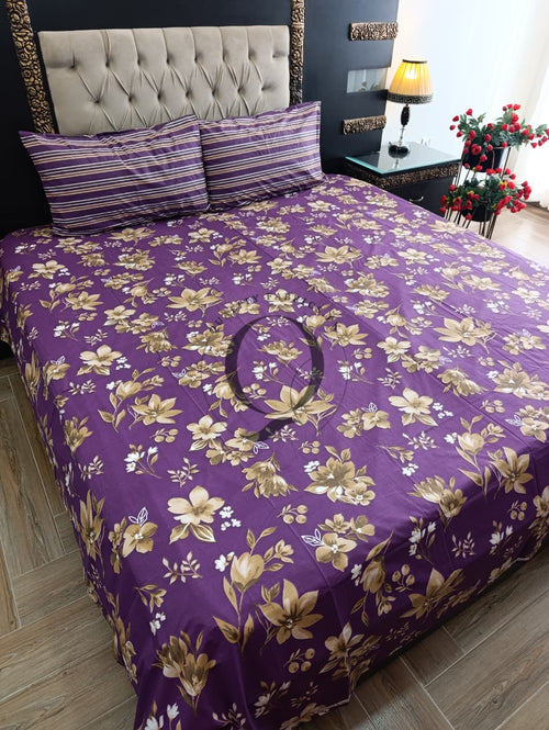 QF-2483: 3 Piece Cotton Bed Sheet