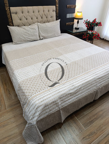 QF-2484: 3 Piece Cotton Bed Sheet