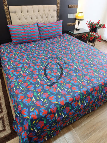 QF-2491: 3 Piece Cotton Bed Sheet