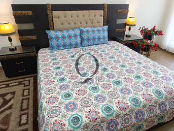 QF-2493: 3 Piece Cotton Bed Sheet