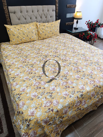 QF-2500: 3 Piece Cotton Bed Sheet