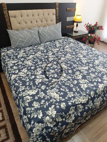 QF-2503: 3 Piece Cotton Bed Sheet