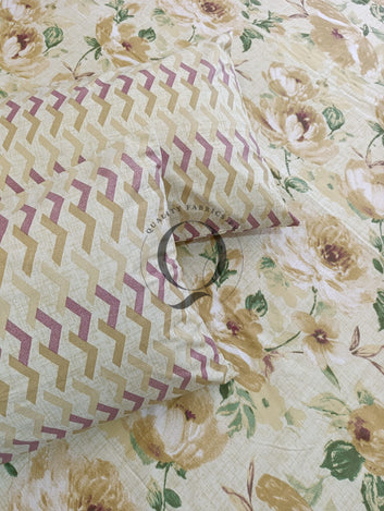 QF-2505: 3 Piece Cotton Bed Sheet