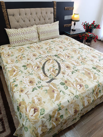 QF-2505: 3 Piece Cotton Bed Sheet