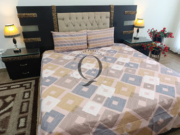 QF-2507: 3 Piece Cotton Bed Sheet